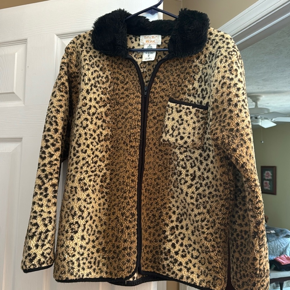 Vintage leopard jacket from Macys